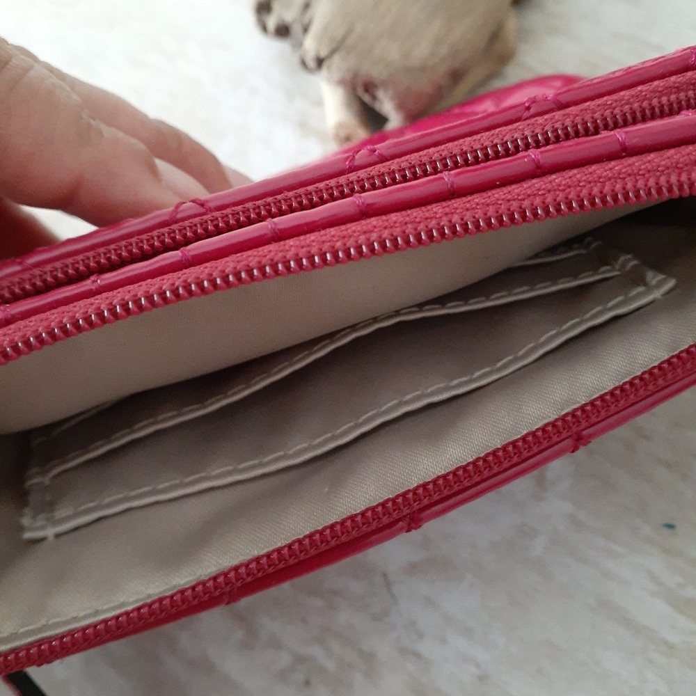 Coach pink / fuchsia wallet - Picture 3 of 5